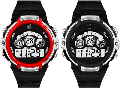 Prozo Digital Water-Proof & LED Light Big Dial Combo 2 Watches for Digital Watch  - For Boys & Girls