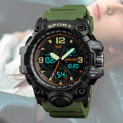 Diaggro SKM 1327 Green Shock-resistant and scratch-resistant multi-function sport watch Analog-Digital Watch  - For Men