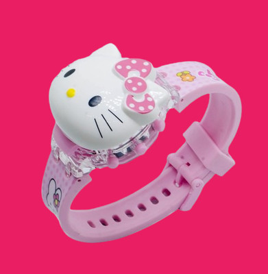 SHREESHAYAMTRADER Hello Kitty Watch For Grils Digital Watch  - For Girls