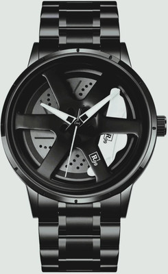 Ipd Rotation Wheel For Men Watch 3D Rotating Spinning Watch Quartz Men Rim Car Wheel Watches Analog Watch  - For Men
