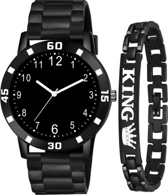 SHURAI Kings-boy-watch-men Quartz Watch Bracelet Watches Luxury Watch Gift Box For Boy and men Analog Watch  - For Men