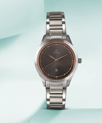 Titan NN2570SM07 LPURP Fashion Basics Analog Watch  - For Women
