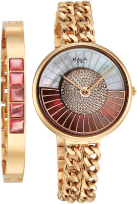 Titan Glimmers Titan Raga Glimmers Quartz White Round Dial Women's Watch / Analog Watch  - For Women