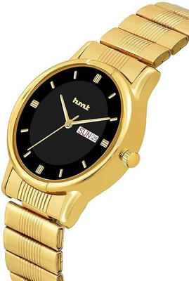 Glowme SRNLINE GLOWME_Analog Watch - For Men ANALOG DAY AND DATE GOLDEN WATCH FOR MEN AND WOMEN Analog Watch  - For Men