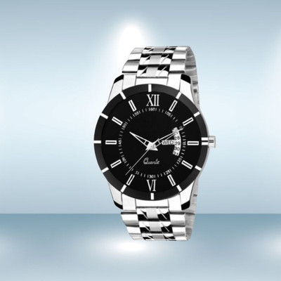 house of common High Quality Unique Day And Date Black Watch Analog Watch  - For Men