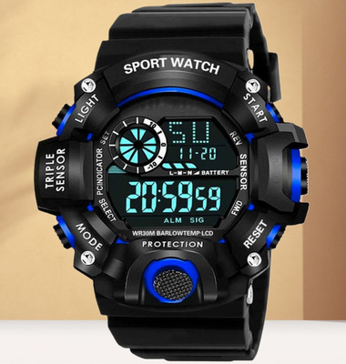 HALA SSA Digital Watch Multi-Function Stylish Sports Silicon Strap Amazing Look Stylish Digital Watch  - For Boys