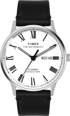 TIMEX TWEG26503 TIMEX WATERBURY White Round Dial Analog Watch  - For Men