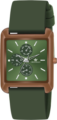 CRESTELLO CR-G032SLC-GRN Analog Watch  - For Men