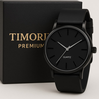 Timorix Modern FullBlack Quartz Full Black Dial Analog Watch for Men | Stylish Quartz | Classic Design Analog Watch  - For Men