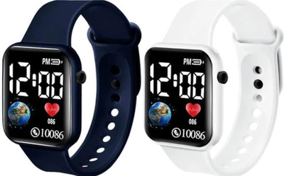 KIMY Kids' sports watch: good quality silicone LED digital display The most recent and cutting-edge design for a black LED display. Digital Watch  - For Boys & Girls