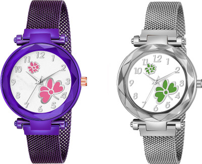 Csamon 315 Maganet Designer Fashion Wrist Analog Watch  - For Girls
