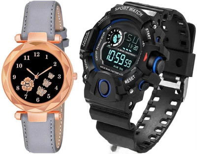 exactor Premium Stylish Casual & Formal Wear Watch Analog-Digital Watch  - For Men & Women