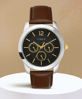TIMEX Multi Function Black Dial Analog Watch  - For Men