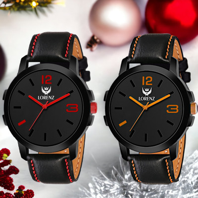 LORENZ MK-61W14K Lorenz 2 Analog Watches Combo for Men | Watch for Boys | 61W14K Analog Watch  - For Men