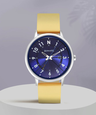 SONATA 7131SL06 IAF Gents Analog Watch  - For Men