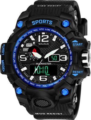 Walrus Walrus Black Analog Digital Wrist Watch For Men Sports III Analog-Digital Watch  - For Men