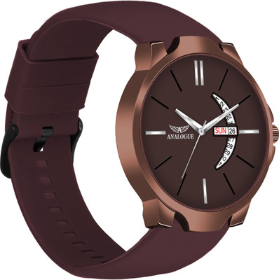 ANALOGUE Minimalist Series | Smart Watch Strap | Smart Clip | Soft Silicon | Day and Date Analog Watch  - For Men