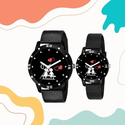 MAHAVIRA COLLECTION Couple Combo Stylish Look Couple Watch Analog Watch  - For Couple