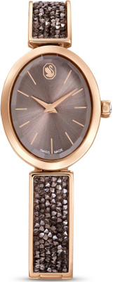 SWAROVSKI 5656857 Crystal Rock Oval Analog Watch  - For Women