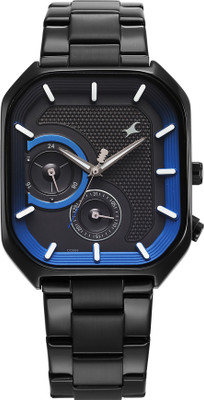 Fastrack Fastrack Groove Groove Multifunction Grey Dial Metal Strap Guy's Watch with Lume indices Analog Watch  - For Men