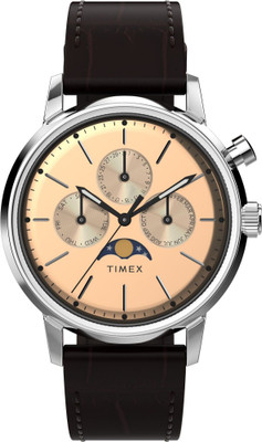 TIMEX TW2W51100UJ Marlin Rose Gold Round Dial Analog Watch  - For Men