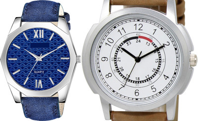TVILLA Blue 3d embossed Dial MZ-LR86 Analog Watch  - For Men