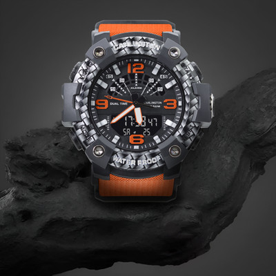 Carlington 9103 Orange Endurance Series Analog-Digital Watch  - For Men