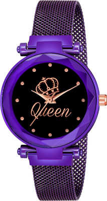 RECARO New Queen Dial maganet Analog Watch  - For Girls