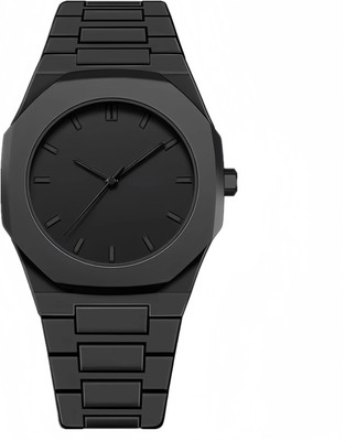 SABR Luxury Men Crystal Diamond Plated Watch Luxury Black Aura Indian Dial Wrist Watch With Box Analog Watch  - For Men