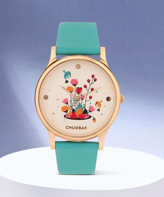 Teal By Chumbak Leafy Branches Analog Watch  - For Women