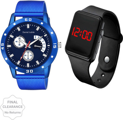 Daniel Jubile watches for boys watch for boys led watch boy watch wrist watch analog digital Analog Watch  - For Boys