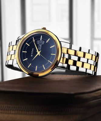 Titan 1824BM03 Gents Karishma Analog Watch  - For Men