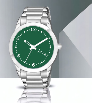 Jaxer Green Dial Steel Chain Analog Watch  - For Men