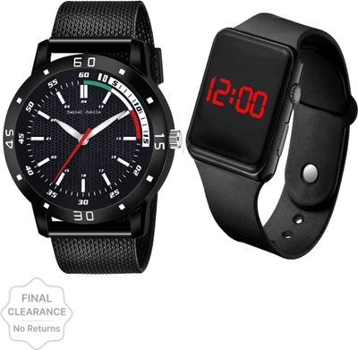 Daniel Jubile watches for boys watch for boys led watch boy watch wrist watch analog digital Analog Watch  - For Boys