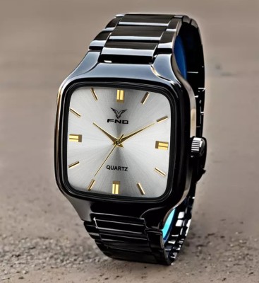 FNB RD-9103 Elegant Series Square Analog Quartz For Men/Boys Analog Watch  - For Men