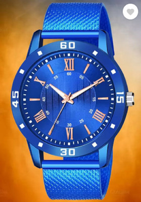 Miss Perfect Angelic_Blue_Round Dial_PU_Strap Matt Finish - Pack of 1 Analog Watch - For Boys Analog Watch  - For Men