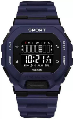 Joymart 601 Silicone Strap Hybrid Multi Function Working Premium Quality LED Luminous Light Digital Watch  - For Men