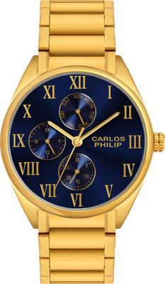 Carlos Philip Element RSG 17 Green IGP Element Analog Watch  - For Men