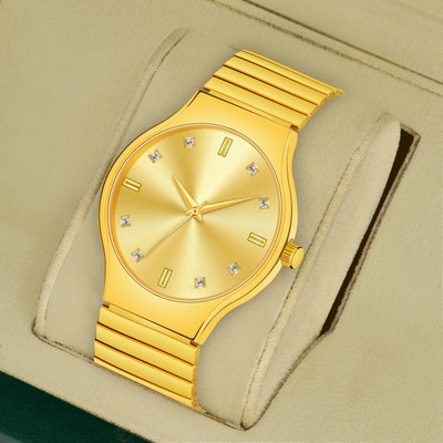 Victox Enterprise _05 Man 12D Gold Chain Analog Watch  - For Boys
