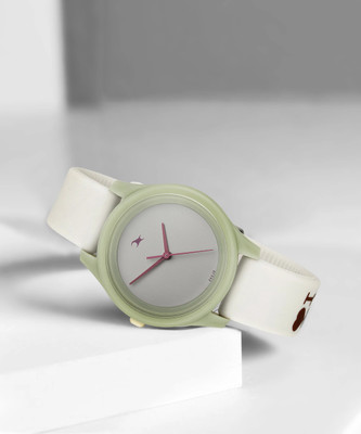 Fastrack 68023PP04W Monochrome Analog Watch  - For Men & Women
