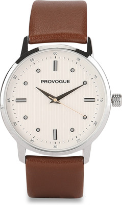PROVOGUE Artificial Leatherette Strap watch for boys and men Provogue Long Life premium quality semi water resistant wrist Analog Watch For Men PaisaWapas
