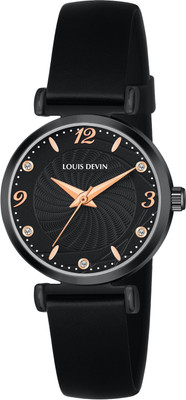 LOUIS DEVIN LD-LR187-BLK Silicone Strap Analog Watch  - For Women