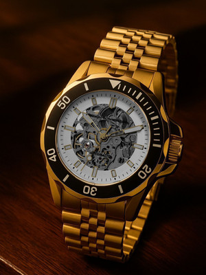 French Connection Rexcore REXCORE Silver See Through Dial | Automatic Watch for Men's | FCA22GM Analog Watch  - For Men