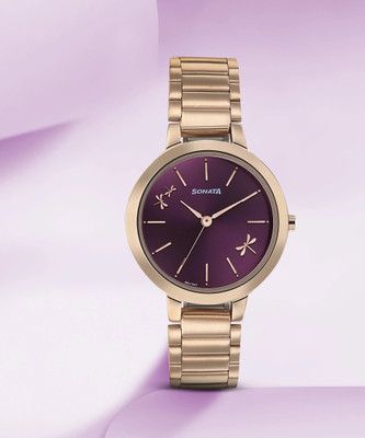 SONATA NP8141WM02 Play Collection Analog Watch  - For Women