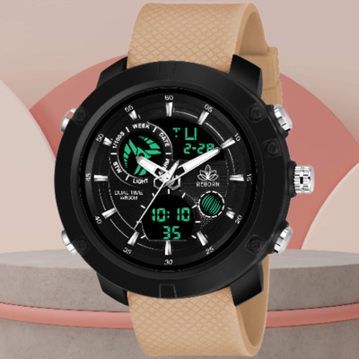 Reborn 9063 DUAL TIME Analog-Digital Watch  - For Men