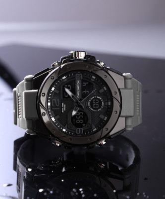 CASIO GA-400-1BDR G-SHOCK GA-400-1BHDR Black-Red Dial Black Resin Strap Analog-Digital Watch  - For Men