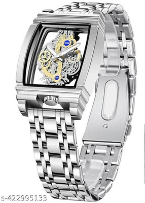 GATRADES MSG2851 MENS LUXURY HOLLOW SKELATON GORGEOUS LARGE DIAL ANALOG WATCH Analog Watch  - For Men & Women