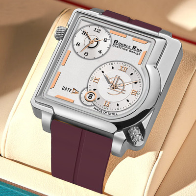 DoubleRun Analog Watch  - For Men