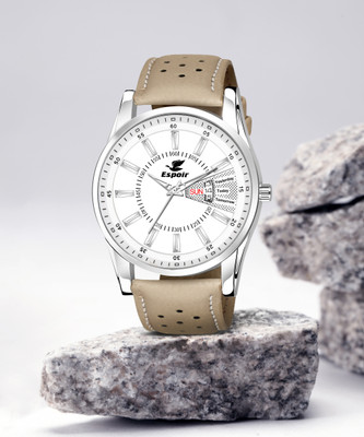 Espoir 9322 trendy Luke Day & Date Functioning Mens Solitary Blue Dial Unique Pattern New Latest Trendy Analog Watch  - For Men