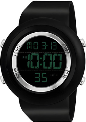 SHURAI white black dial wt digital Multi Function Working Premium Quality LED Light digital watch Digital Watch  - For Boys